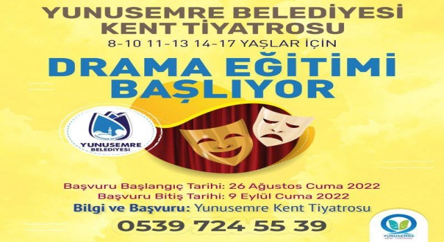 Yunusemrede tiyatrocular yetişecek