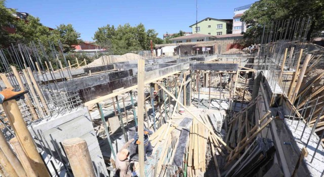 Zabıta müdürlüğü yeni hizmet binasının inşa çalışmaları başladı