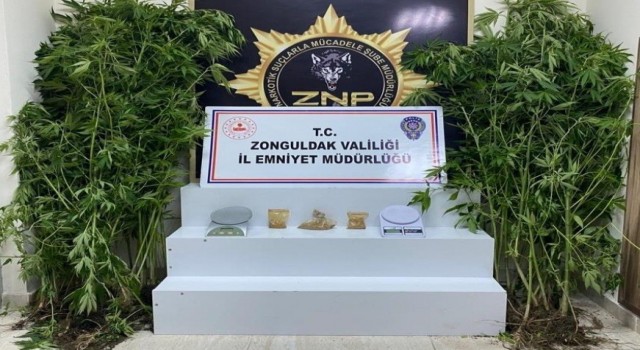 Zonguldakta uyuşturucu operasyonunda 3 tutuklama