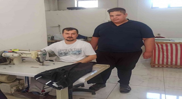 198 kilodaki Muhammet zayıflamak için terzide çalışmaya başladı
