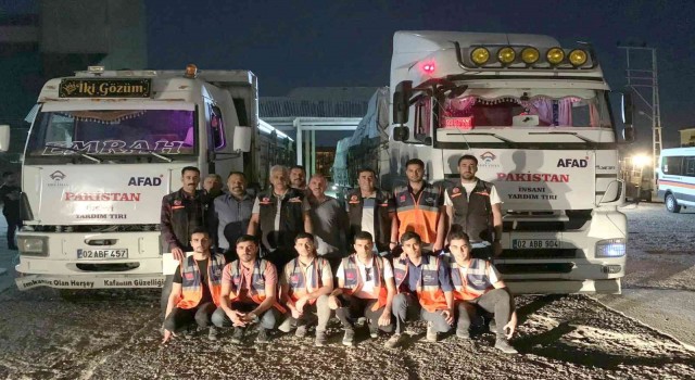 Adıyamandan Pakistana yardım