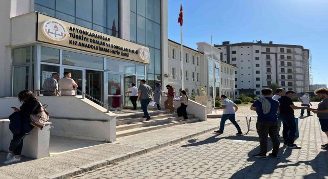 Afyonkarahisarda KPSS heyecanı başladı