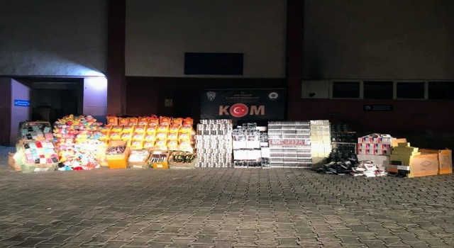 Ağrıda 2 milyon 315 bin lira değerinde kaçak ürün ele geçirildi