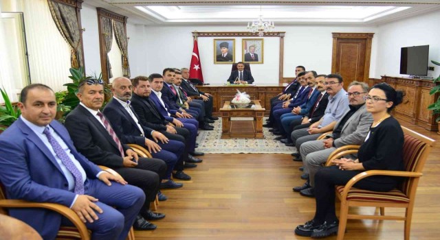 Ahi Esnafı, Vali Hüdayar Mete Buharayı ziyaret etti