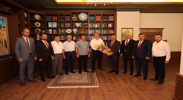 Ahilik Kutlama heyeti Başkan Savranı ziyaret etti