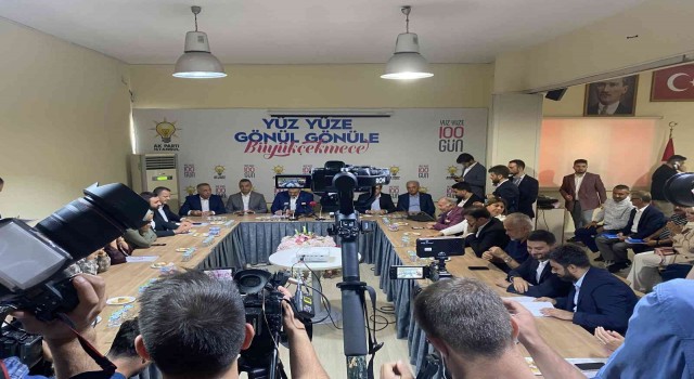 AK Partiden 19 belediye başkanıyla Büyükçekmecede “Yüz Yüze 100 Gün” Programı