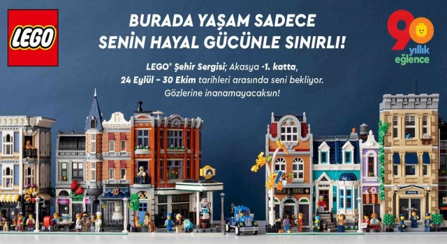 Akasya, ‘LEGO Şehir Sergisine ev sahipliği yapacak