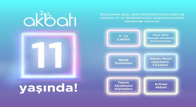 Akbatı 11inci yılı etkinliklerle kutluyor