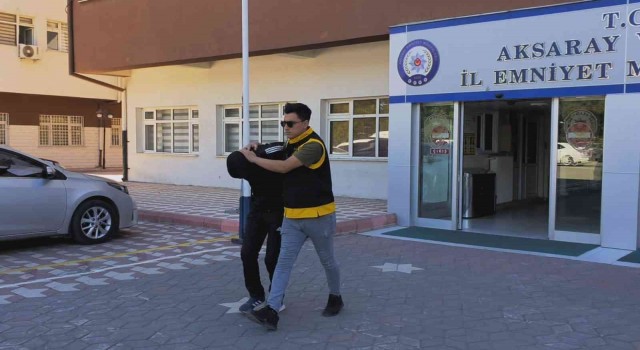 Aksarayda 10 ayrı hırsızlık olayının 4 şüphelisi tutuklandı