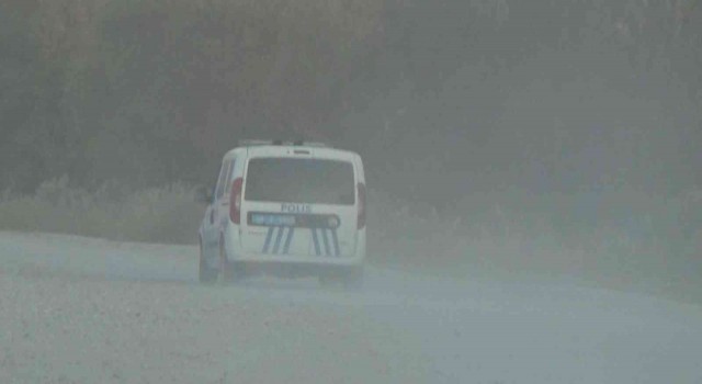 Aksarayda nefes kesen polis şüpheli kovalamacası
