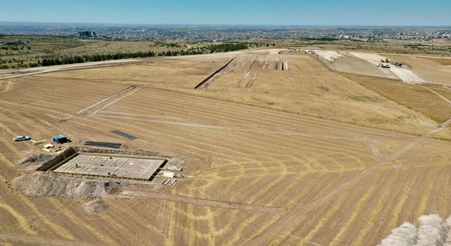 Aksarayda yeni şehir mezarlığının yapımına başlanıldı