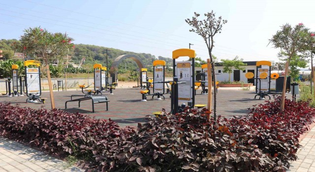 Alanyada çocuklar için yeşil alanlar artmaya devam ediyor