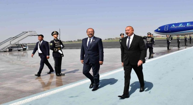 Aliyev, Şanghay İşbirliği Örgütü Zirvesine katılmak üzere Özbekistanda