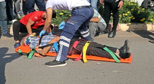 Antalyada yürekleri ağza getiren kaza