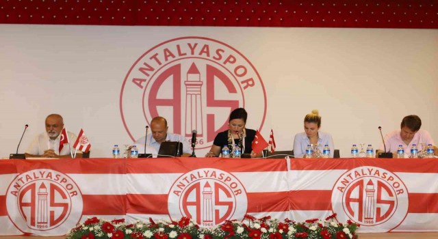 Antalyasporda başkan yeniden Aziz Çetin