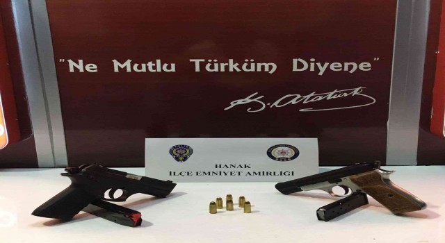 Ardahanda kaçak silah operasyonu: 2 şüpheli yakalandı