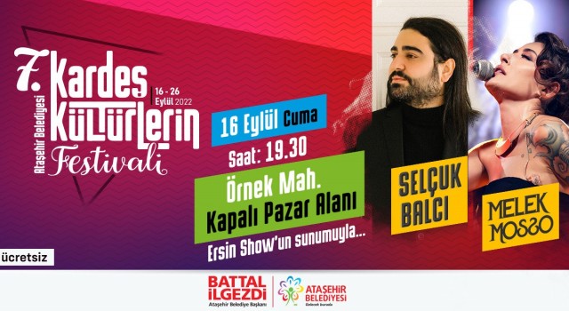 Ataşehirde “Kardeş kültürlerin festivali” 16 Eylülde başlıyor