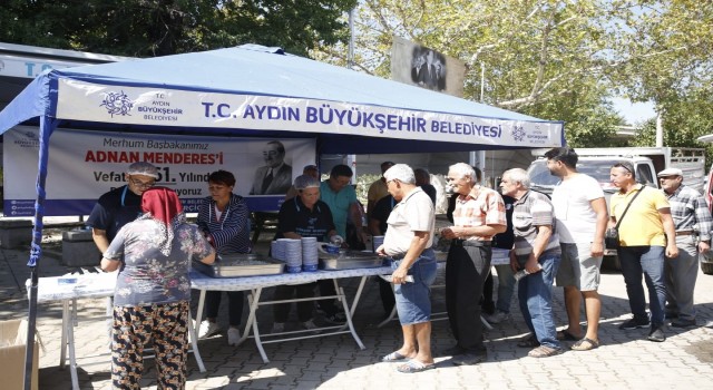 Aydın Büyükşehir Belediyesi merhum Başbakan Menderesi andı