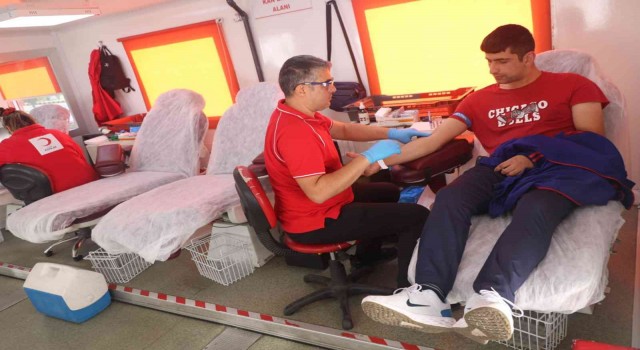 Aydın Jandarma Komutanlığından kan bağışı