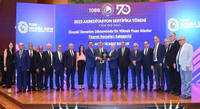 Aydın Ticaret Borsası en yüksek 2. puanı alan Ticaret Borsası oldu