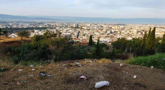 Aydının en güzel alanlarından biri olan Aytepe varyantı çöplüğe döndü