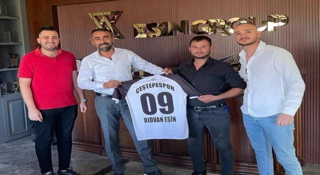 Aydınlı iş adamı, Çeştepespor kulübü yönetimini ağırladı