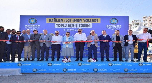 Bağlar ilçesinde 13 caddenin açılışı yapıldı