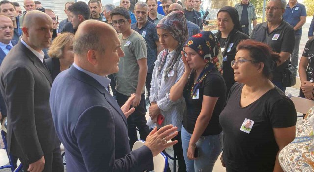 Bakan Soylu, Mersin şehidi polis Sedat Gezer için düzenlenen törende konuştu