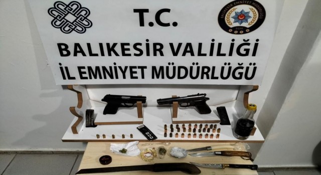 Balıkesirde 71 şahsa Huzur operasyonu