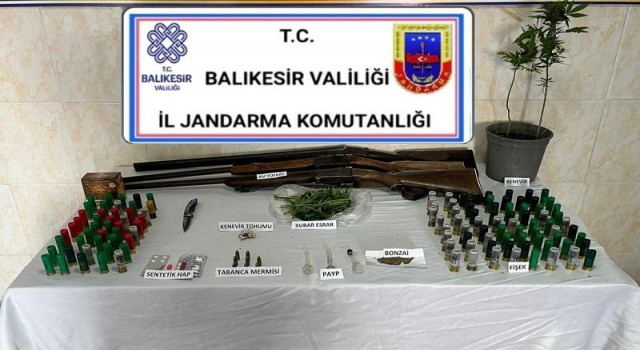 Balıkesirde kilo ile uyuşturucu ele geçirildi