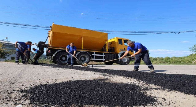 Başiskelenin yolları sıcak asfaltla konfor kazanıyor
