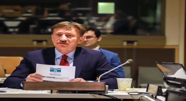 Başkan Bahadır, BM Genel Merkezindeki konferansa katıldı