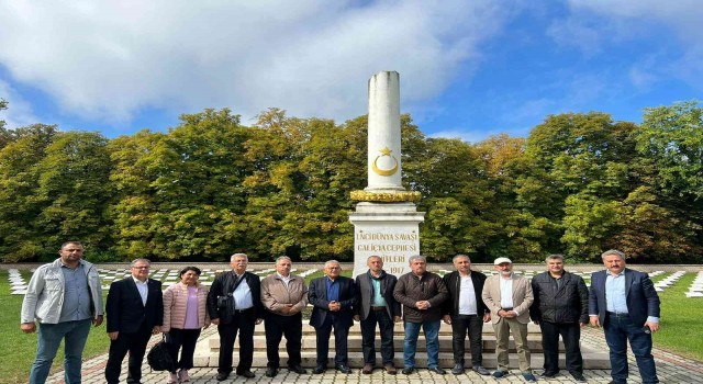 Başkan Büyükkılıç, Galiçya Cephesi Türk Şehitliğini ziyaret etti, TBMM Başkan Şentop ile görüştü