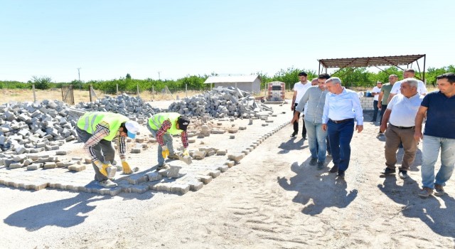 Başkan Çınar, çevre düzenleme çalışmalarını inceledi