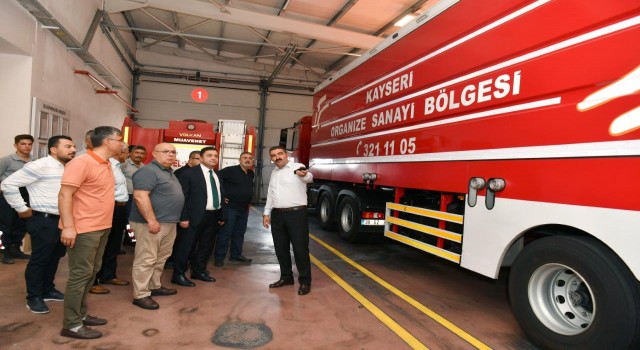 Başkan Yalçın: “Kayseri OSB İtfaiyesi 7/24 hazır”