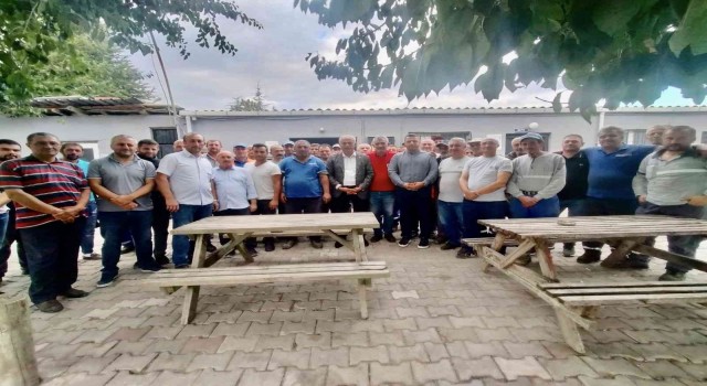 Başkan Yaman işçilerin talebini dinledi