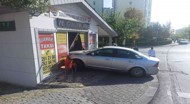 Başkentte taksi durağına davetsiz misafir