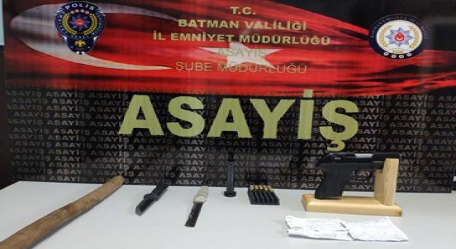 Batmanda 15 günde 292 olayı aydınlatıldı, 247 kişi yakalandı