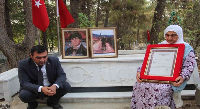 Batmanlı şehit ailesi 28 yıl sonra şehadet belgesi aldı, şehidin mezarına gitti