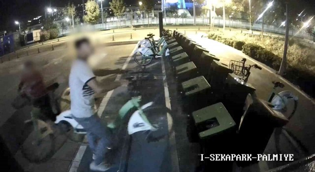 Belediyeye ait bisikletleri çalan şahıs tutuklandı