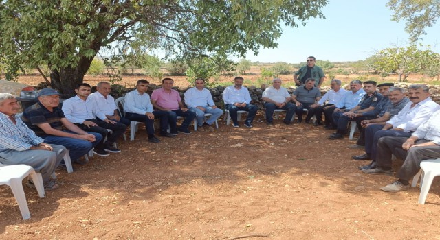Besnide fıstık hasadı başladı