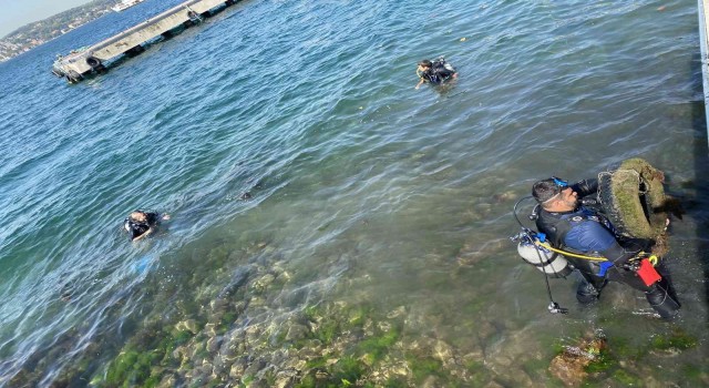 Beykoz sahilinde temizlik yapıldı