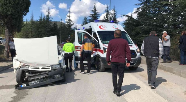 Bilecikte yaşanan trafik kazasında 1 kişi yaralandı