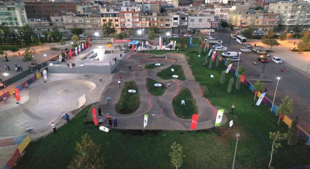 Bisiklet gösterisi büyük ilgi gördü