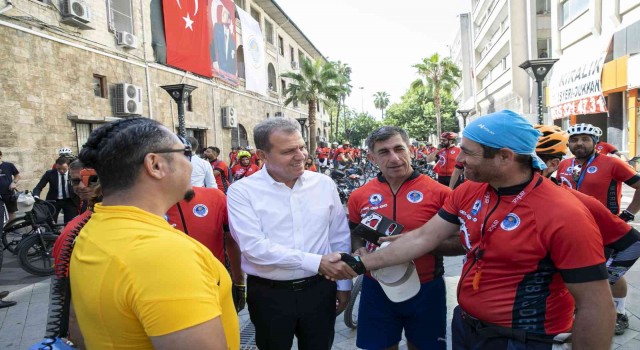 Bisikletlilerden Başkan Seçere destek teşekkürü