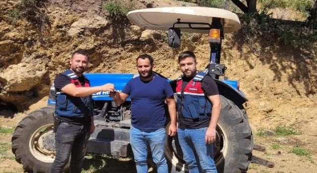Bodrumda çalışan traktör Denizlide bulundu