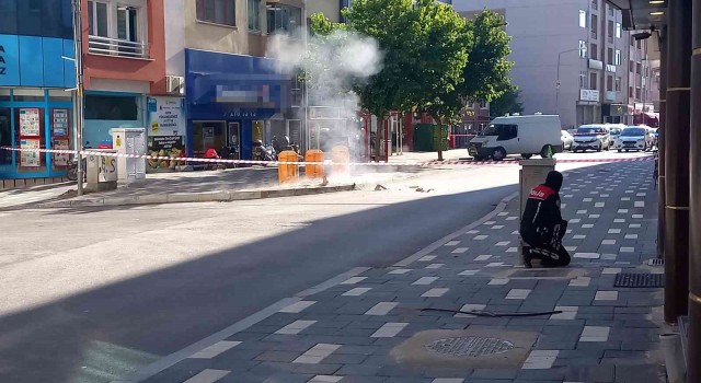 Boluda, çöpün kenarına bırakılan şüpheli çanta patlatıldı