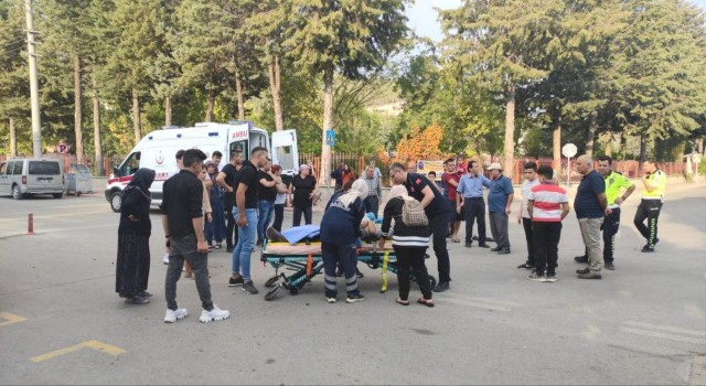 Burdurda trafik kazası: 1 yaralı