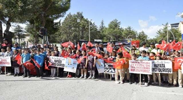 Burdurda, Yayalara Öncelik Duruşu, Hayata Saygı Duruşu etkinliği