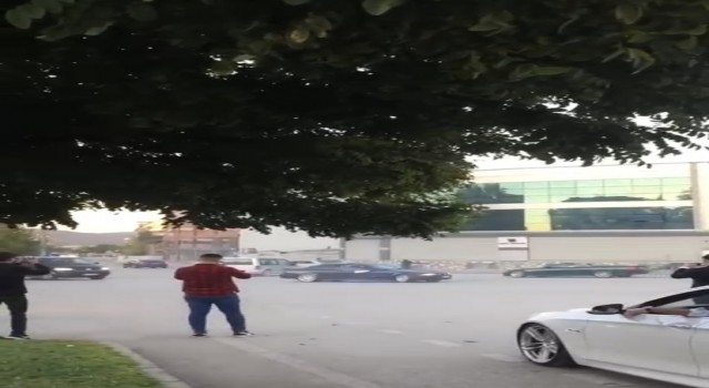 Bursada drift atan şehir magandalarının o anları kameralarda